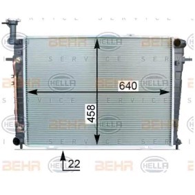 Kühler, Motorkühlung 8MK 376 763-674 von HELLA günstig für 146,03 € online kaufen