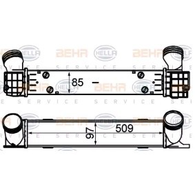 Ladeluftkühler 8ML 376 731-794 von HELLA günstig für 158,88 € online kaufen