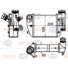 Ladeluftkühler 8ML 376 988-024 von HELLA günstig für 161,54 € online kaufen