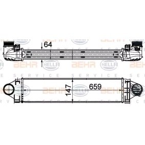 Ladeluftkühler 8ML 376 988-254 von HELLA günstig für 164,18 € online kaufen