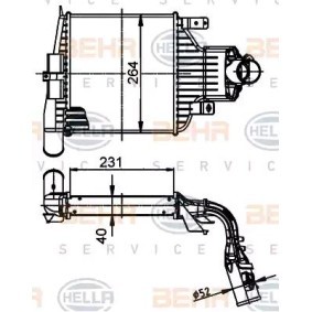 Compre Intercooler da HELLA 8ML 376 988-384 a um preço baixo por 215,08 €