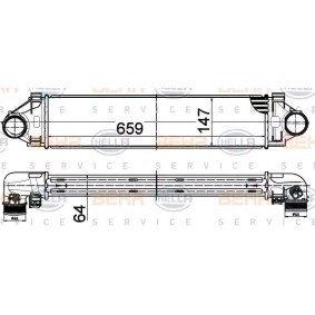 Ladeluftkühler 8ML 376 988-554 von HELLA günstig für 258,81 € online kaufen