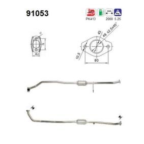 Katalysator 91053 von AS günstig für 178,30 € online kaufen