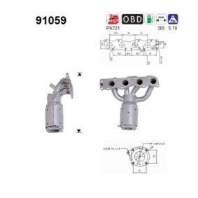 Katalysator 91059 von AS günstig für 322,29 € online kaufen
