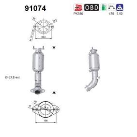 Katalysator 91074 von AS günstig für 282,94 € online kaufen