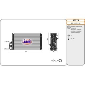 Wärmetauscher, Innenraumheizung 93779 von AHE günstig für 34,92 € online kaufen