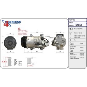 Klimakompressor 97795 von AHE günstig für 407,61 € online kaufen