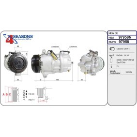 Klimakompressor 97958 von AHE günstig für 359,58 € online kaufen
