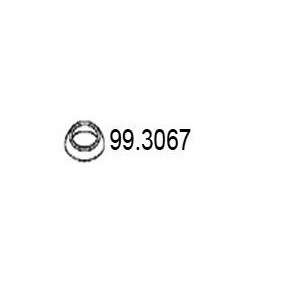 Compre Retentor, tubo de escape da ASSO 99.3067 a um preço baixo por 43,47 €