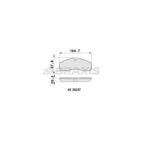 Compre Pastilhas de travão da BRAXIS AA0493 a um preço baixo por 28,35 €