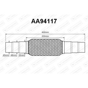 Feder, Abgasrohr AA98025 von VENEPORTE günstig für 4,78 € online kaufen