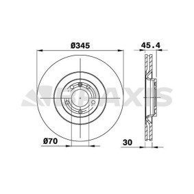 Comprar Disco de freno de BRAXIS AD0010 a bajo precio de 182,57 €