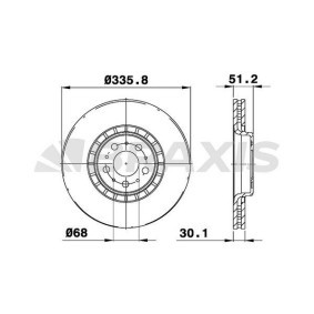 Comprar Disco de freno de BRAXIS AD0972 a bajo precio de 123,93 €