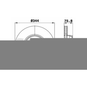 Köp Bromsskiva av BRAXIS AD0973 till det låga priset 1850,31 kr