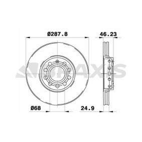 Comprar Disco de freno de BRAXIS AE0043 a bajo precio de 65,08 €