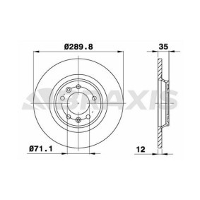 Bremsscheibe AE0115 von BRAXIS günstig für 47,09 € online kaufen