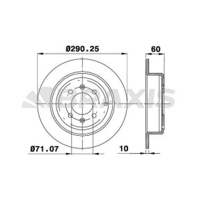 Bremsscheibe AE0165 von BRAXIS günstig für 53,48 € online kaufen