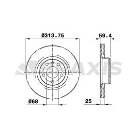 Comprar Disco de freno de BRAXIS AE0302 a bajo precio de 81,19 €
