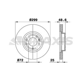 Acquista Disco freno da BRAXIS AE0322 a buon mercato per soli 85,28 €