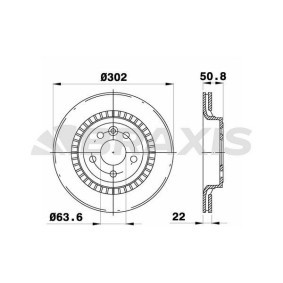 Comprar Disco de freno de BRAXIS AE0433 a bajo precio de 92,60 €