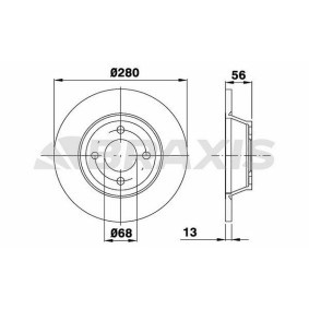 Comprar Disco de freno de BRAXIS AE0481 a bajo precio de 52,30 €