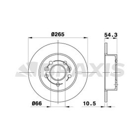 Comprar Disco de freno de BRAXIS AE0517 a bajo precio de 84,16 €