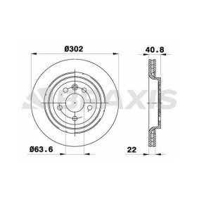Comprar Disco de freno de BRAXIS AE0530 a bajo precio de 89,25 €
