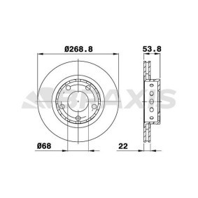 Comprar Disco de freno de BRAXIS AE0666 a bajo precio de 52,89 €