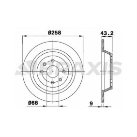 Comprar Disco de freno de BRAXIS AE0674 a bajo precio de 32,62 €