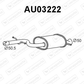 Osta Etuäänenvaimentaja VENEPORTE:llä AU03222 edullisesti hintaan 107,99 €