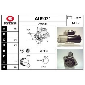 Comprar Motor de arranque de SNRA AU9021 a bajo precio de 190,67 €