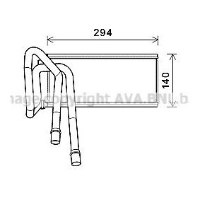 Wärmetauscher, Innenraumheizung AUA6226 von PRASCO günstig für 193,29 € online kaufen