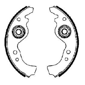 Bremsbackensatz für ABARTH von FTE