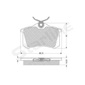 Bremsbeläge BD S831P von STARLINE günstig für 13,16 € online kaufen