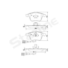 Bremsbeläge BD S837P von STARLINE günstig für 21,09 € online kaufen