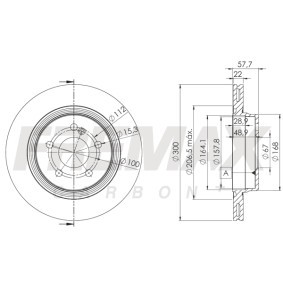 Achetez des Disque de frein FREMAX BD-6468 à prix pour 96,30 €
