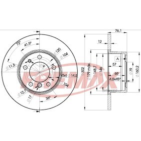 Compre Disco de travão da FREMAX BD-8042 a um preço baixo por 44,89 €