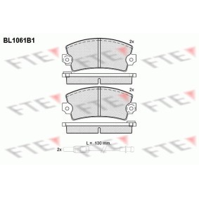 Compre Pastilhas de travão da FTE BL1061B1 a um preço baixo por 37,30 €