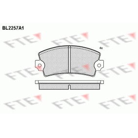 Compre Pastilhas de travão da FTE BL2257A1 a um preço baixo por 32,04 €