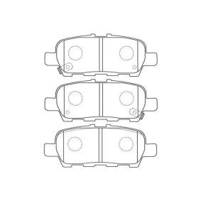 Bremsbeläge BP-6605 von KAVO PARTS günstig für 57,05 € online kaufen