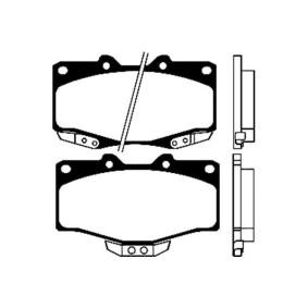 Osta Jarrupalat, levyjarru KAVO PARTS:llä BP-9025 edullisesti hintaan 35,43 €