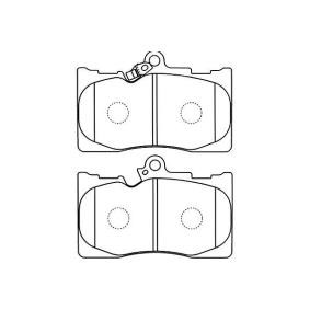 Bremsbeläge für TOYOTA von KAVO PARTS