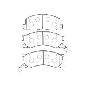 Bremsbeläge für TOYOTA von KAVO PARTS