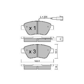 Acquista Kit pastiglie freni da AISIN BPPE-1007 a buon mercato per soli 28,86 €