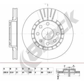 Achetez des Disque de frein BRECK BR 305 VA100 à prix pour 31,84 €