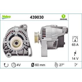 Kjøp Dynamo av VALEO 439030 til den lave prisen 3643,84 NOK