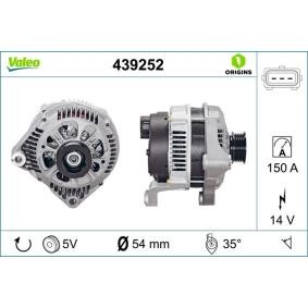 Compre Alternador da VALEO 439252 a um preço baixo por 298,30 €