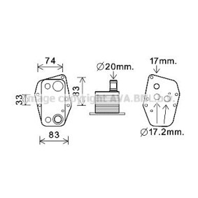 Acquista Radiatore olio motore da PRASCO BW3555 a buon mercato per soli 88,27 €