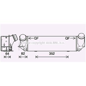 Ladeluftkühler BW4561 von PRASCO günstig für 319,44 € online kaufen