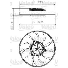 Kühlerlüfter 696001 von VALEO günstig für 322,02 € online kaufen